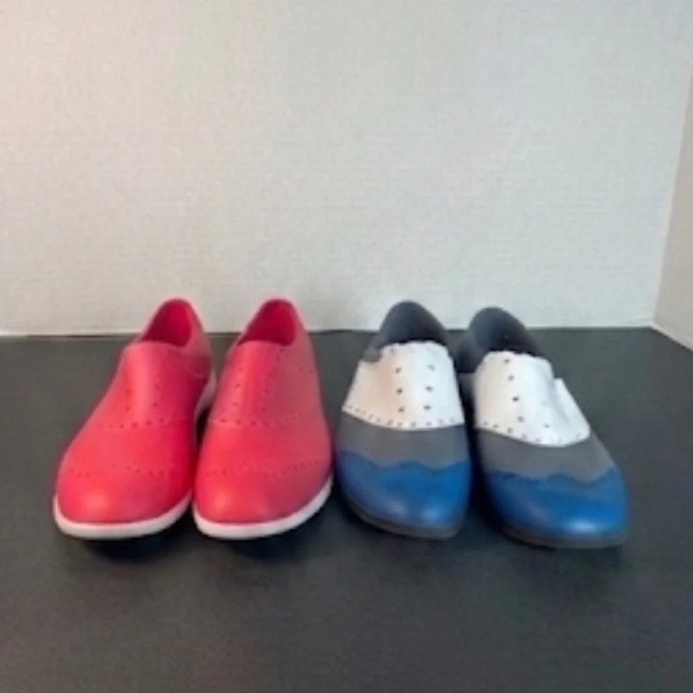 NWOT‎ BIION Various Spikeless EVA Slip On Breathable GOLF Comfort Shoes W8, M6